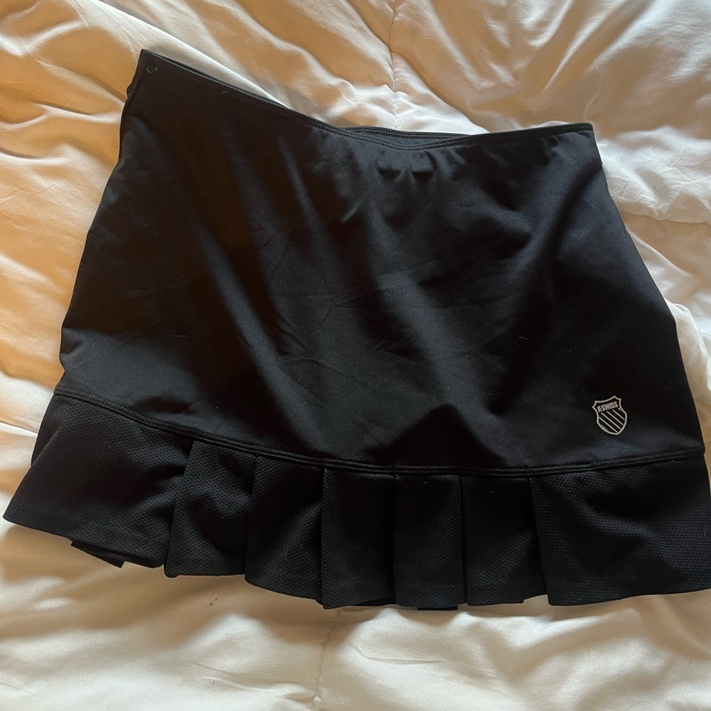 Kswiss black tennis / pickleball skirt XS